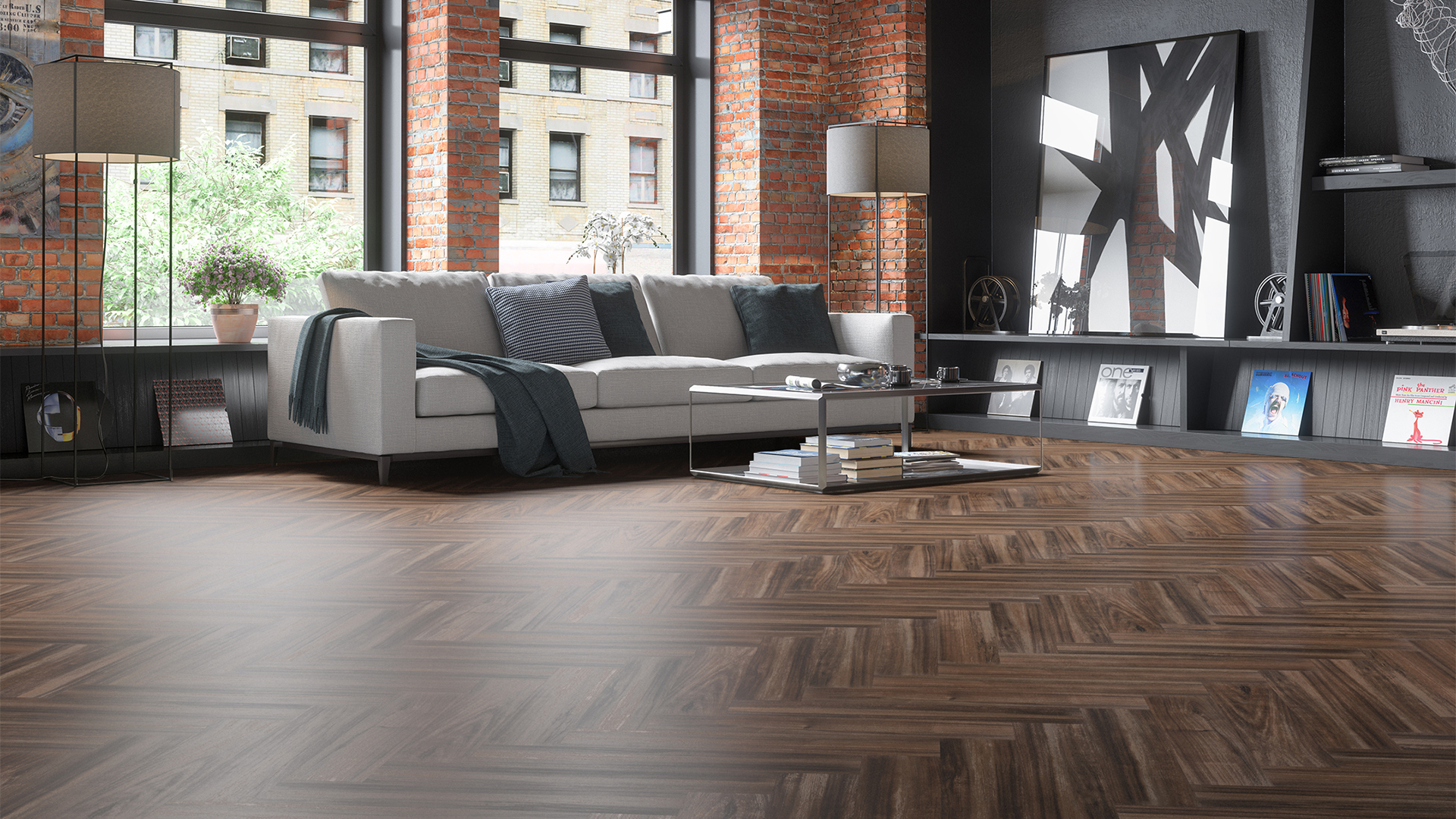 Кварцевый ламинат Fargo Parquet Дуб Сиена 33-64W929  4/0.5мм