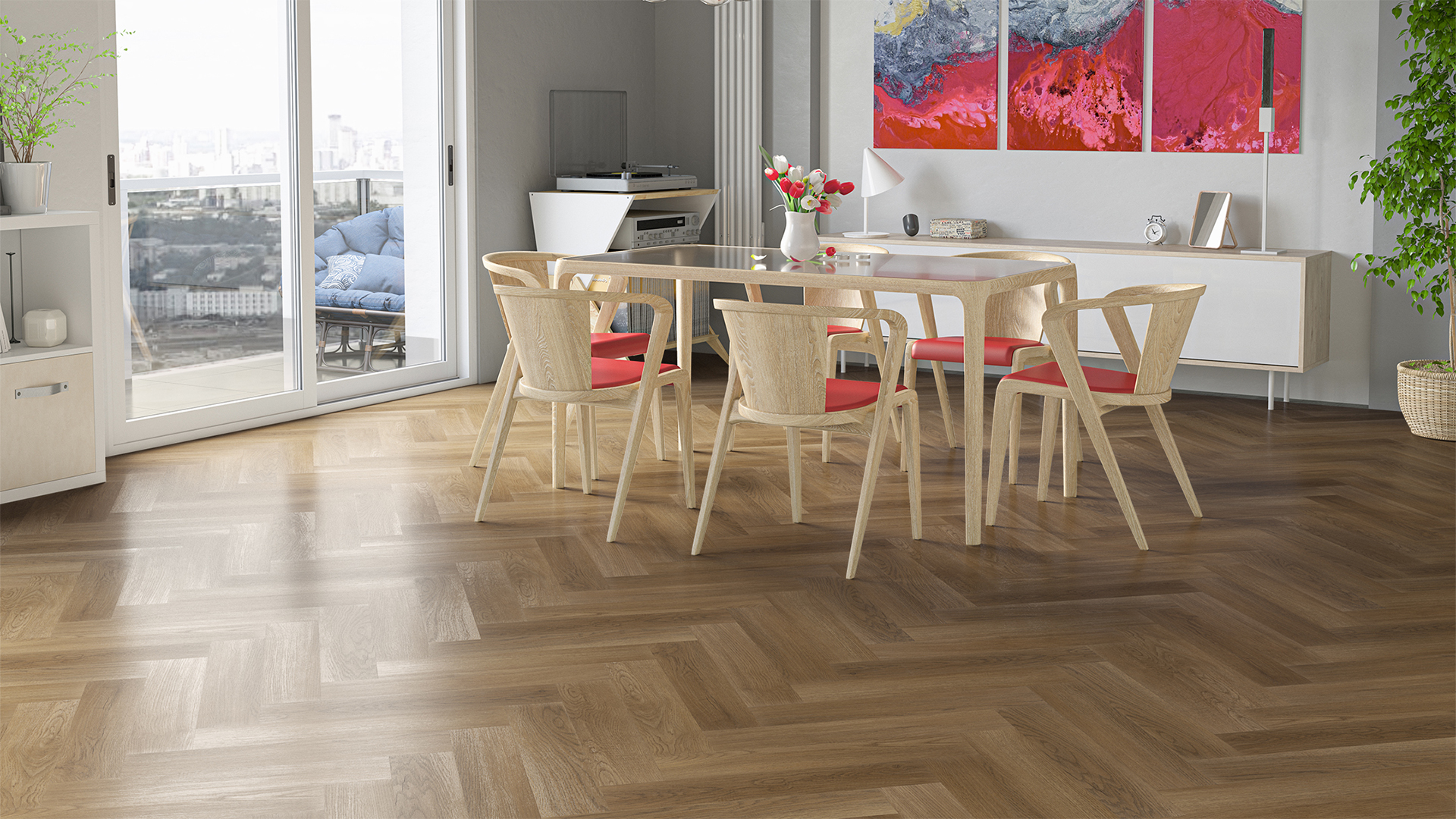 Кварцевый ламинат Fargo Parquet Дуб Монако 33-63W948 4/0.5мм